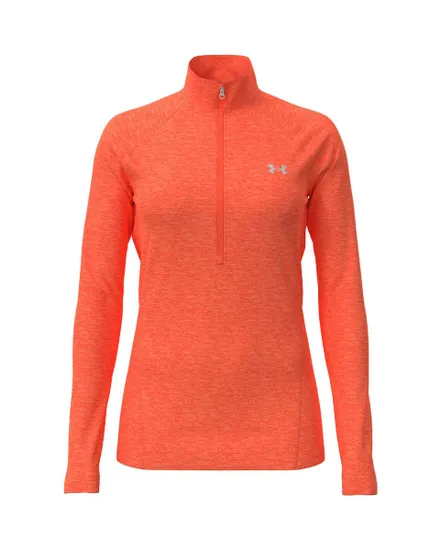 Terecey Tee Shirt Sport Femme Manche Longue 1/4 Zip - Haut Running Training Séchage Rapide, Idéal Automne Hiver