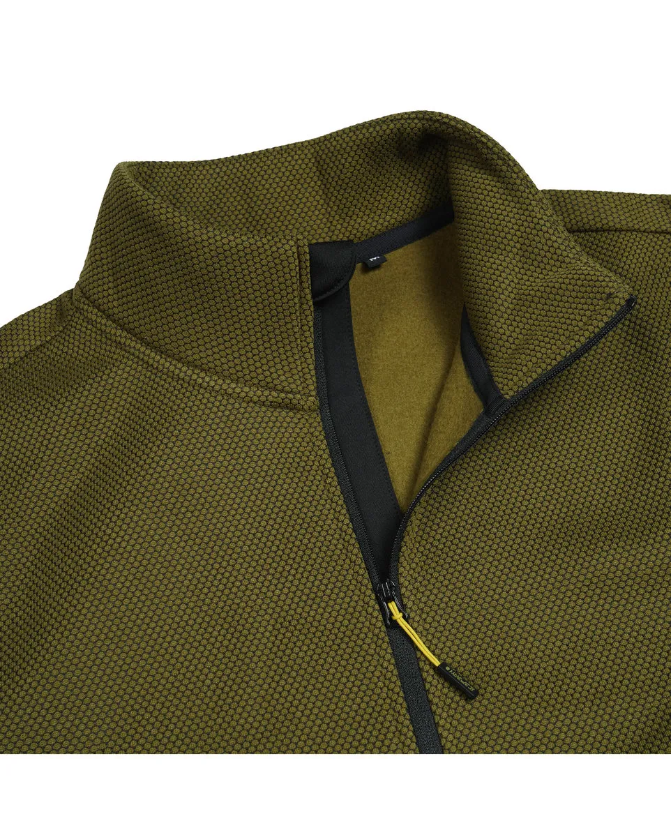 ICEPEAK BREDSTEDT Granit Midlayer Herren – Winddichte Thermojacke Mit Reißverschlusstaschen & Elastischen Bündchen