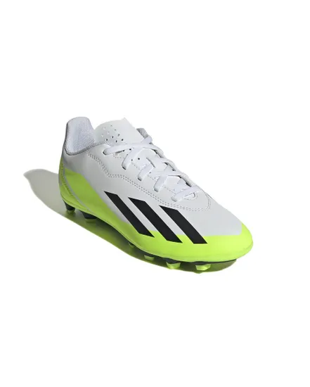 Chaussures de Football Enfant Adidas X CRAZYFAST.4 FXG J Blanc