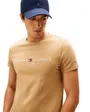T-shirt col rond Homme TOMMY LOGO TEE Camel