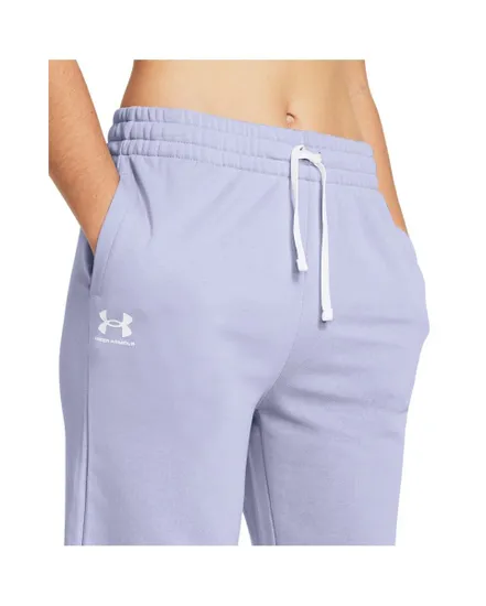 Pantalon de Jogging Femme UA RIVAL TERRY JOGGER Violet