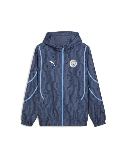 Veste de football Homme MCFC PREM WOV JKT Bleu