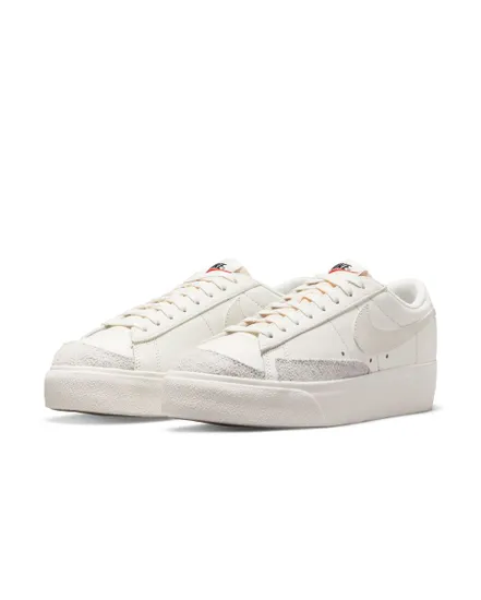Chaussures Femme W BLAZER LOW PLATFORM Blanc