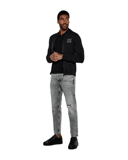 Polo manches longues Homme SAN PIPPO-CV Noir