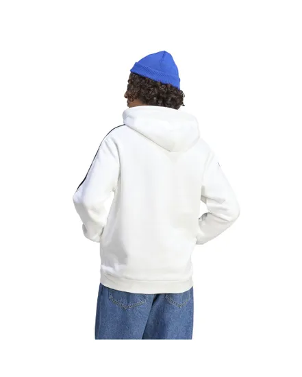 Sweat à capuche manches longues Homme M 3S FL HD Blanc