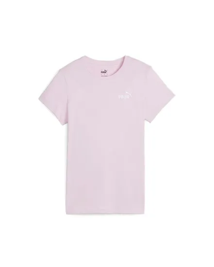 T-shirt Femme W ESS+ EMBROI TEE Rose