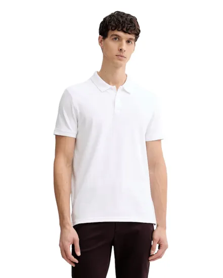 Polo Homme Manches Courtes Slim Piqué Raffiné