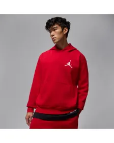 Sweat à capuche Homme M J JUMPMAN FLC PO Rouge