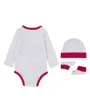 Ensemble 3 pces Bébé garçon FUTURA LOGO LS HAT / BODYSUIT / BOOTIE 3PC Blanc