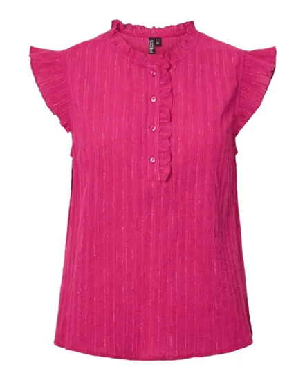 Blouse Femme Pcblanca Sl Top Wvn