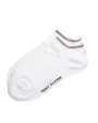 Lot de 2 paires de chaussettes Femme SNEAKER 2P SHINE Blanc