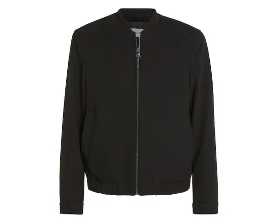 Veste zip Homme SOFT TWILL BOMBER Noir