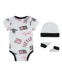 Ensemble 3 pces Bébé garçon MJ ESSENTIALS AOP 3PC SET Blanc