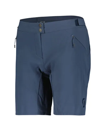 Short Femme ENDURANCE LS/FIT AVEC PAD Bleu Métal