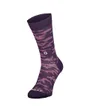 Chaussettes Unisexe TRAIL CAMO CREW Violet/Blanc