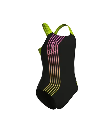 Maillot de bain Fille GIRL S ARENA SOUND TRACK SWIMSUIT S Noir