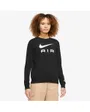 Sweat manches longues Femme W NSW AIR FLC CREW Noir