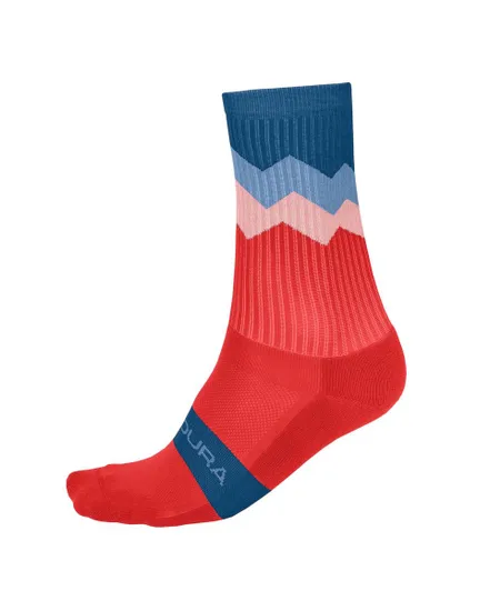 Chaussettes Homme LIGNE DE CRETE Rouge