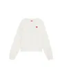 Sweat col rond Femme DEROXINA 7 Blanc Clair