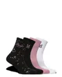 Lot de 4 paires de chaussettes Femme 4P QS GIFT SET CC W Multicolore