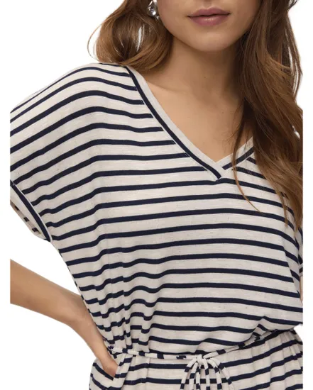 Robe longue Femme VMHOLLY SS SHORT DRESS JRS Multicolore