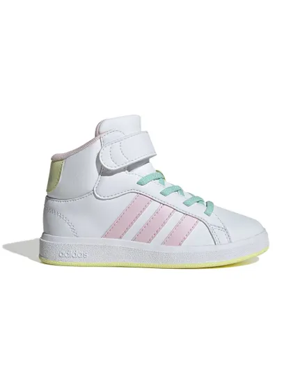 Chaussures Enfant GRAND COURT MID K Blanc