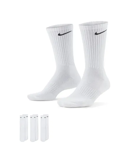 Lot 3 paires de chaussettes hautes Homme Nike U NK EVERYDAY LTWT CREW 3PR  Blanc Sport 2000