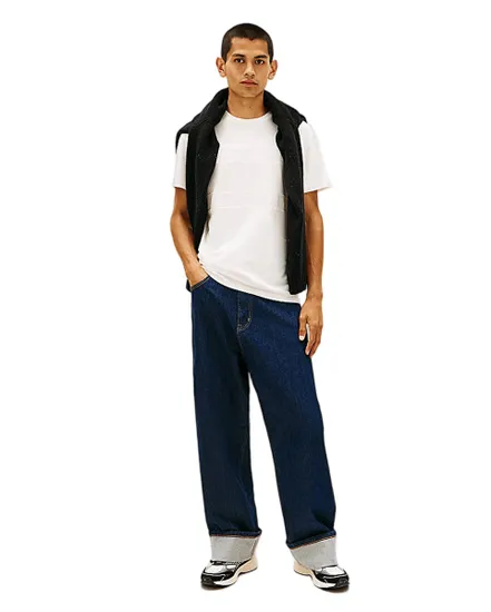 T-shirt Homme REG TONAL FLAG S Écru