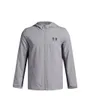 Veste zip à capuche Enfant UA B RIVAL WVN JACKET Gris