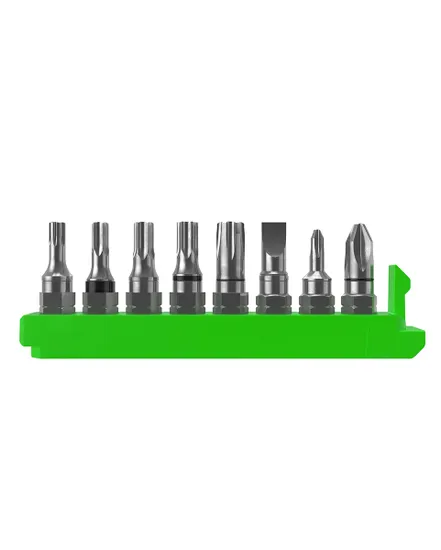 Jeu de 8 embouts TORX GREENSLIDE Vert