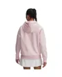 Sweat à capuche Femme UA RIVAL FLEECE HOODIE Rose