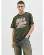 T-shirt Homme JJELOGO TEE SS O-NECK 2 COL AW25 SN Vert