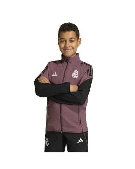 Haut d'entraînement Enfant REAL PRE JKT Y Marron