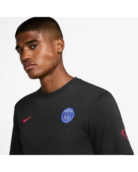 T-shirt de football Homme PSG M NK DF PRIMARY STMT SS 3R Noir