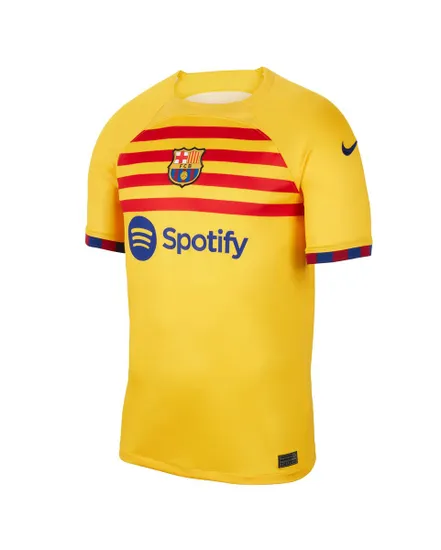 Maillot de football Homme FCB M NK DF STAD JSY SS 4TH Jaune