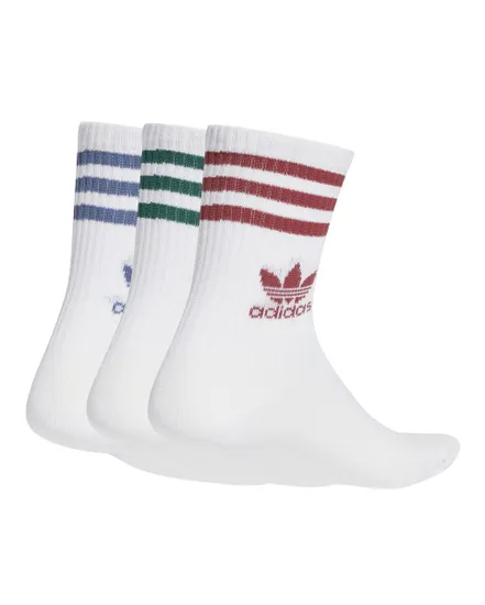 Lot de 3 paires de chaussettes CREW SOCK  3STR Blanc