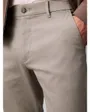 Pantalon chino Homme SLIM REFINED COTTON STRETCH TROU Kaki Vintage