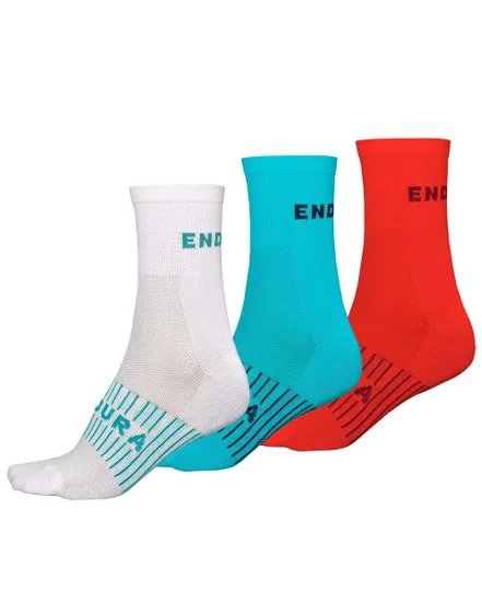 Chaussettes Femme COOLMAX RACE (LOT DE 3 PAIRES) Bleu