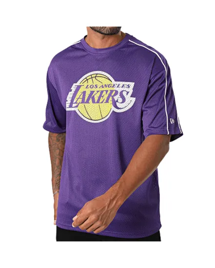 T-shirt Homme NBA Piping Mesh Lakers