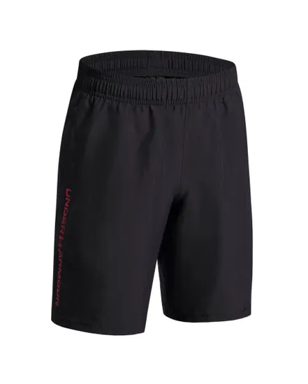 Short Enfant UA TECH WOVEN WORDMARK SHORT Noir
