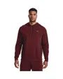 Sweatshirt à capuche manches longues Homme UA Rival Fleece Hoodie Bordeaux