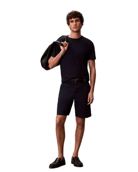 Tee shirt Manche Courtes Homme Rayures Texturées Calvin Klein