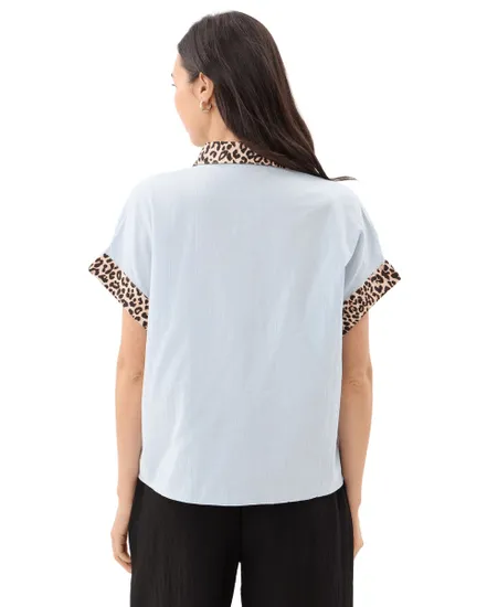 Chemise Femme Javier Contrast Check