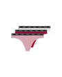 Lot de 3 strings Femme TRIPLET THONG STRIPE Multicolore