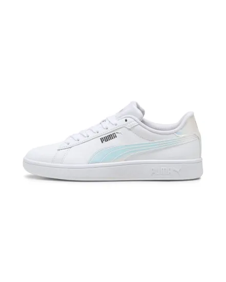 Chaussures Enfant JR PUMA SMASH 3 HOLO Blanc