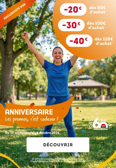 Web Anniversaire - Sport 2000