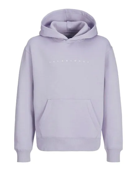 Sweat à capuche manches longues Enfant JJESTAR JJ SWEAT HOOD NOOS JNR Violet