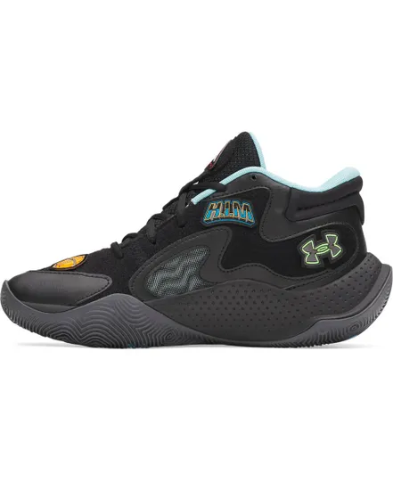 Chaussures de basketball Enfant UA GS JET  25 VC Noir