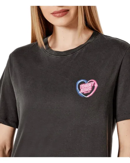 T-shirt col rond Femme RLX NEON SS TEE EXT Noir