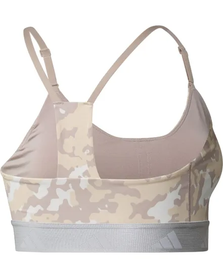 Brassiere de sport Femme AER LS TF AOP Beige